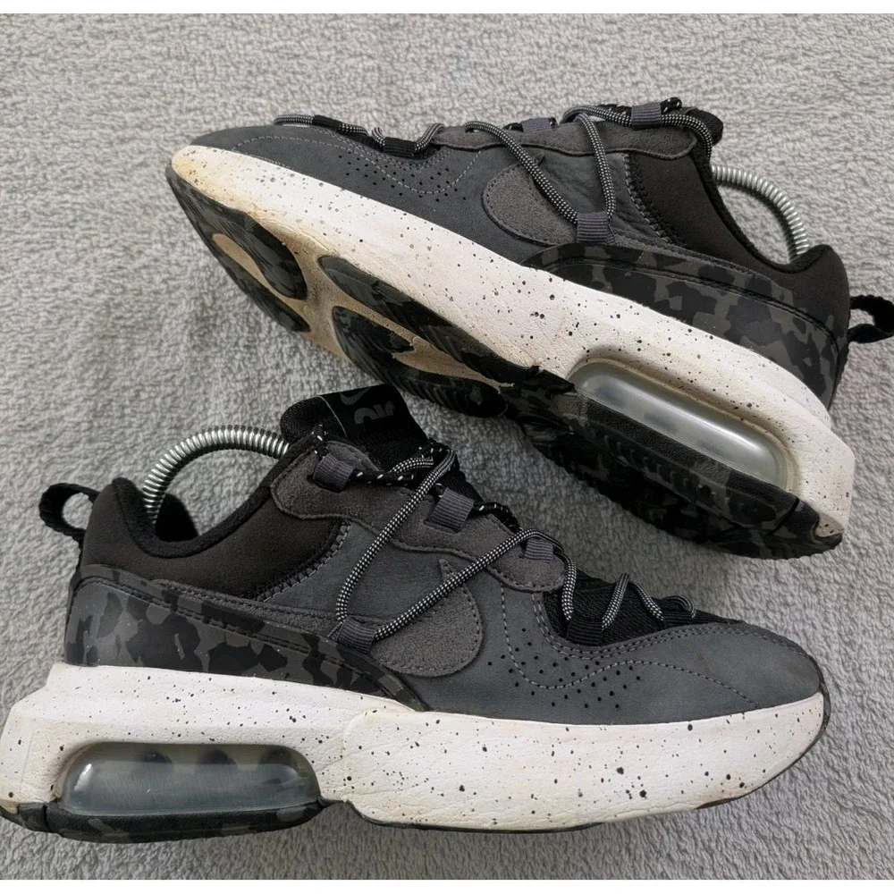 Nike Air Max Viva DB5268-002 Black Iron Gray Suede Women's Sneaker Shoes Size 8